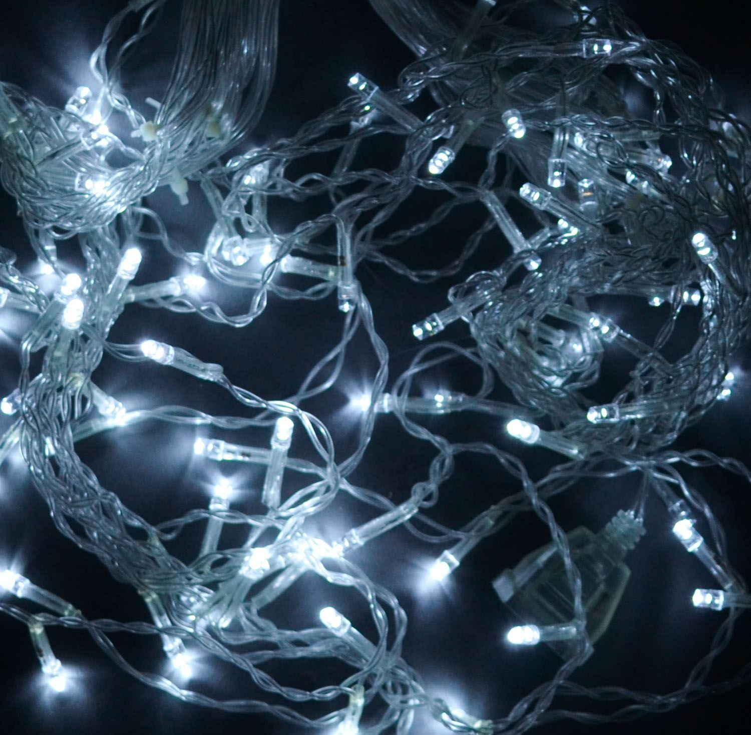 C31311-502 LED Branch String Lights, White Light, 3.9 m, 16 Branches, 100 Lights