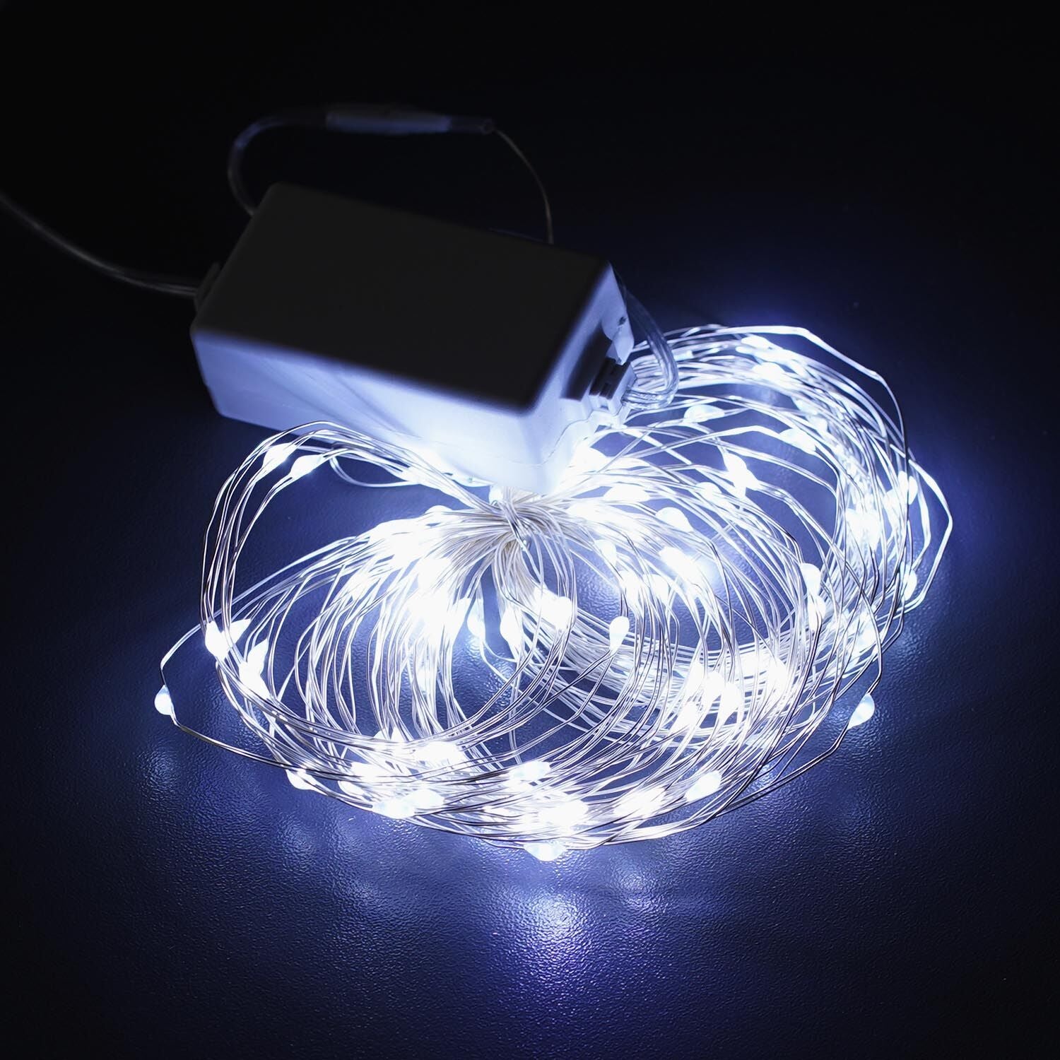C54313 String Lights, White Light, 10 m, 100 Lights