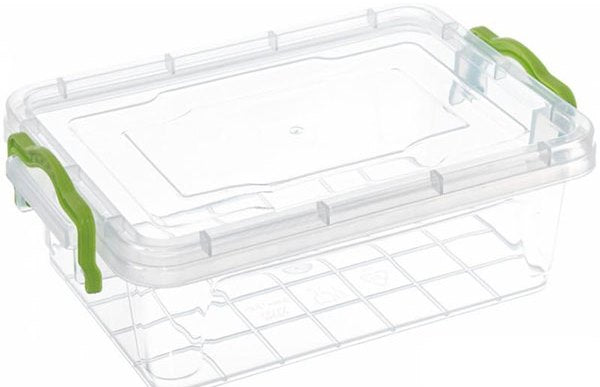 Al-Plastik Elit No. 4 Flat Food Storage Container, 4 L