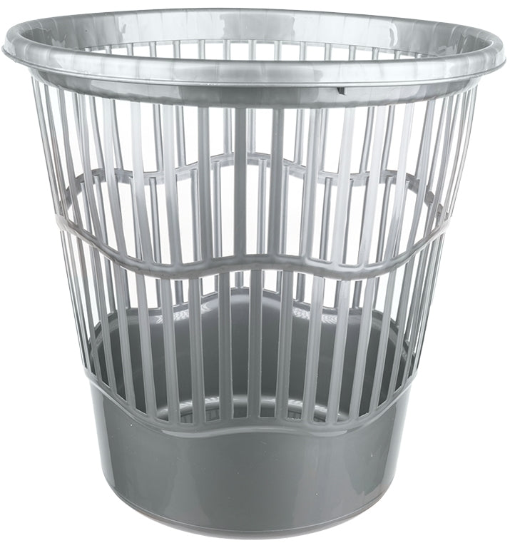 Al-Plastik Round Wastepaper Basket, Assorted Colors, 12 L
