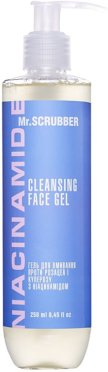 Mr.Scrubber Niacinamide Face Wash Gel for Rosacea & Couperose, 250 mL