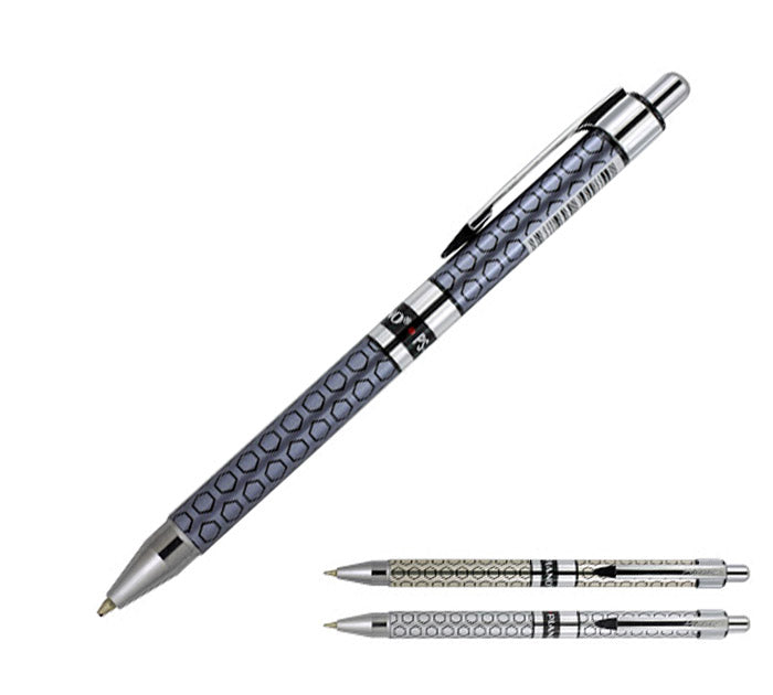 Piano PS-007 Soft Ink Pen Blue Retractable Ballpoint Pen, 0.7 mm - Image 3