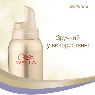 Wellaflex Volume for Up to 2 Days Extra Strong Hold Hair Mousse, 200 mL - Image 2