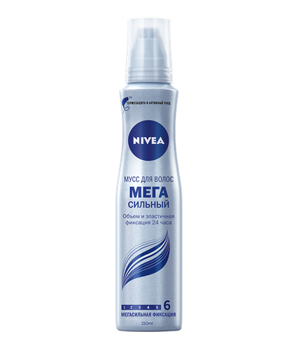 Nivea Mega Strong Hair Mousse, 150 mL