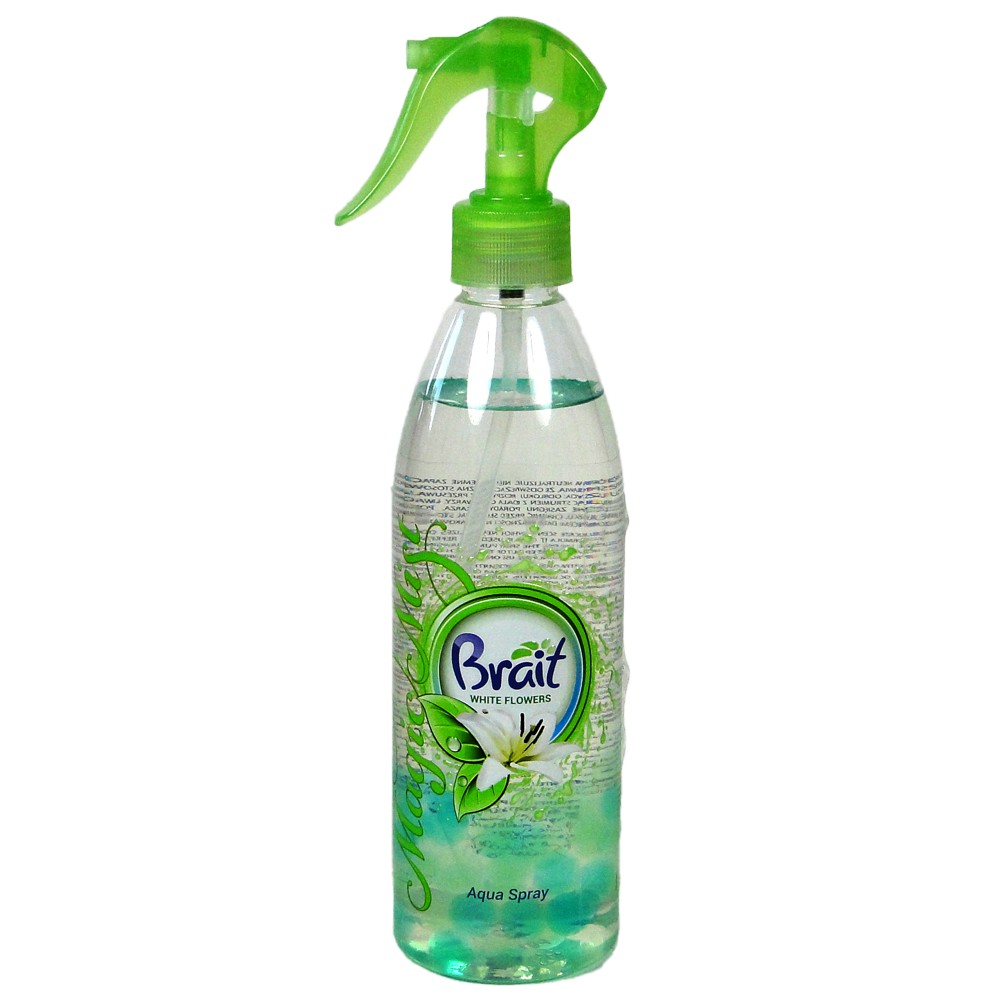 Brait White Flowers Air Freshener Spray, 425 mL
