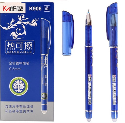 K906 Blue Erasable Gel Pen - Image 3