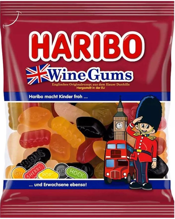 Haribo Gummy Candies Wine Gums 175 g
