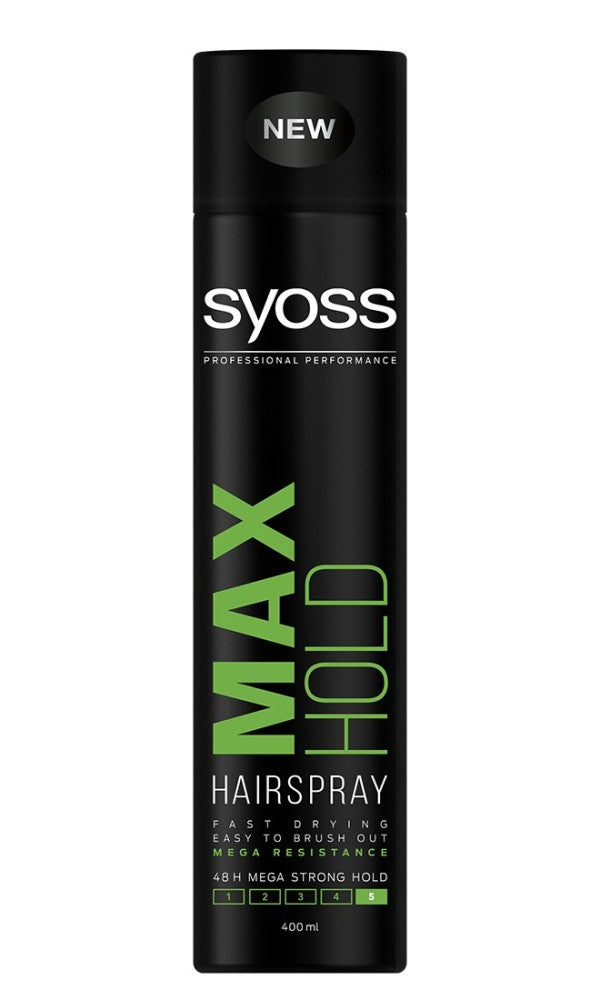 Syoss Max Hold Hair Spray, 400 mL
