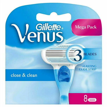 Gillette Venus Close & Clean Shaving Cartridges, 8 pcs (Price per 1 pc) - Image 2
