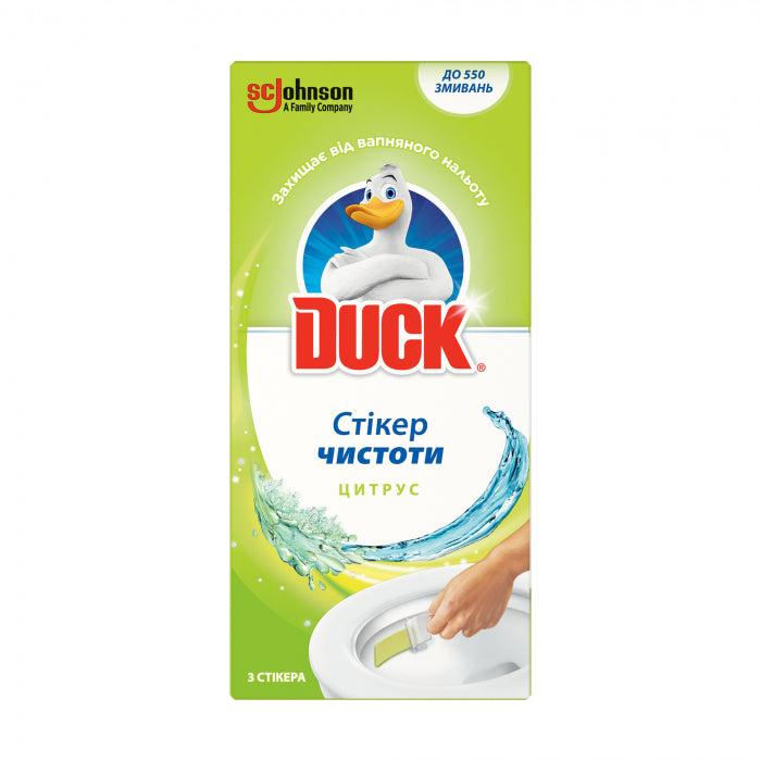 Toilet Duck Citrus Toilet Bowl Freshener, 3 pcs