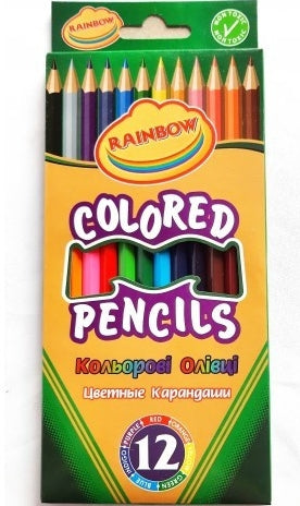 Rainbow 11-602 Colored Pencils, 12 Colors