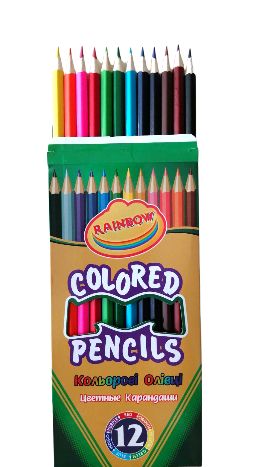 Rainbow 11-602 Colored Pencils, 12 Colors - Image 3