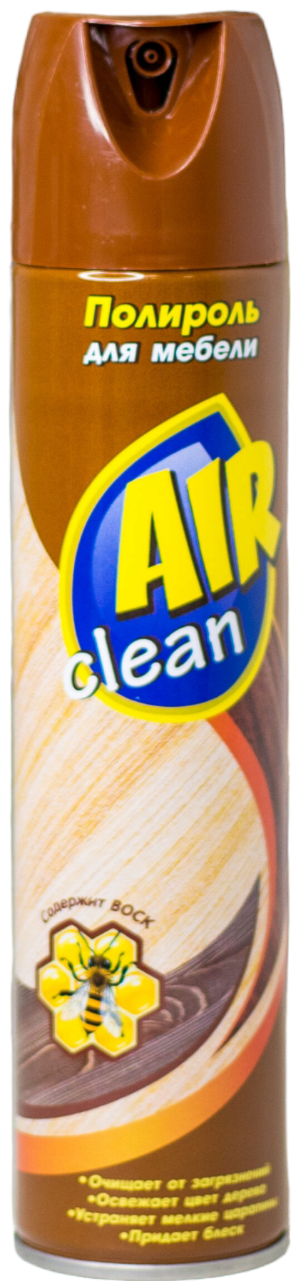 Air Clean Wax Furniture Polish, 300 mL