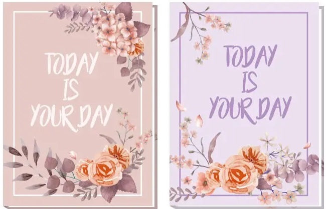 A-Plus A5108 Your Day A5 Softcover Notebook, 120 Sheets