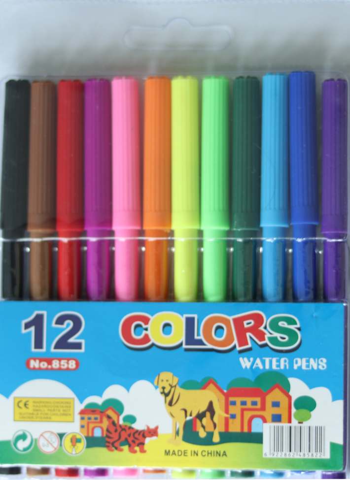 858 Markers, 12 Colors