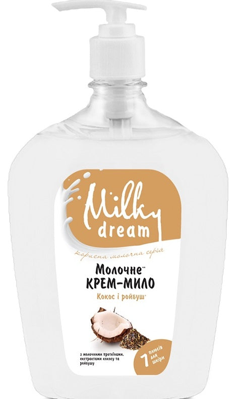 Milky Dream Coconut & Rooibos Tea Liquid Cream Soap with Pump, 1 L