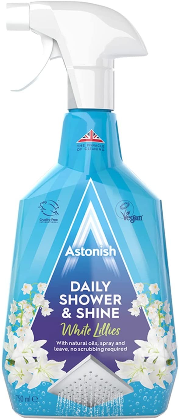 Astonish White Lilies Shower Cleaner Spray, 750 mL