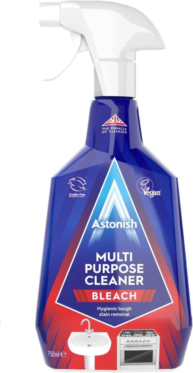 Astonish Peony Bloom Bathroom Cleaner Spray with Bleaching Effect, 750 mL