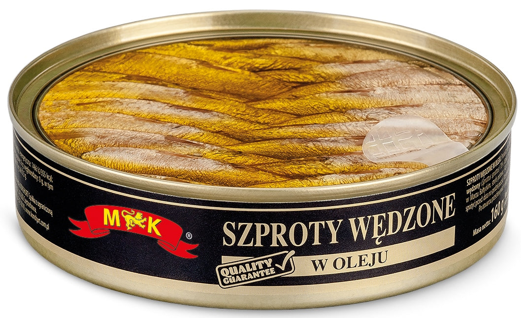 M&K Sprats in Oil, 160 g