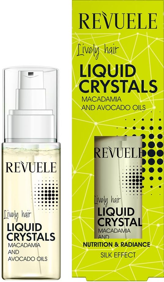 Revuele Macadamia & Avocado Oil Liquid Hair Crystals, 50 mL
