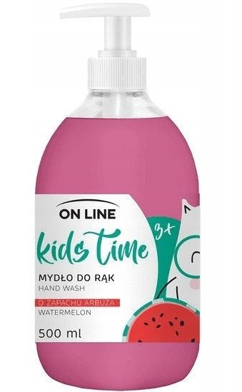 On Line Kids Time Watermelon Kids Liquid Soap with Pump, 500 mL