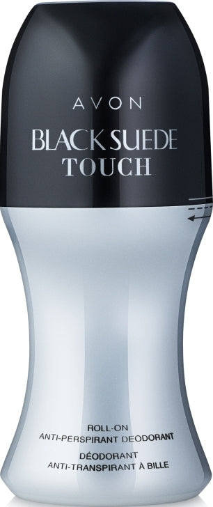 Avon Black Suede Touch Men's Roll-On Deodorant Antiperspirant, 50 mL