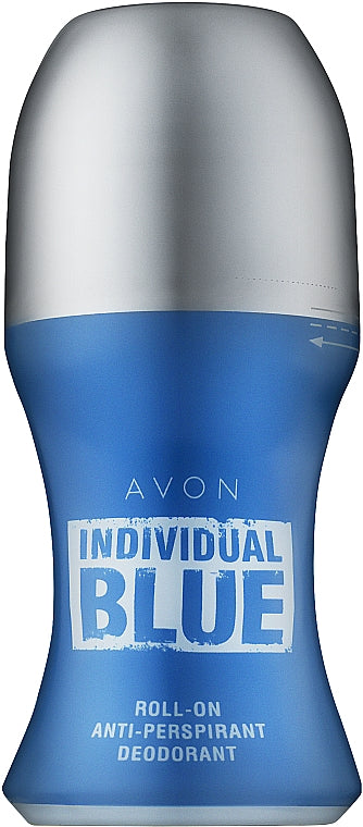 Avon Individual Blue Men's Roll-On Deodorant Antiperspirant, 50 mL