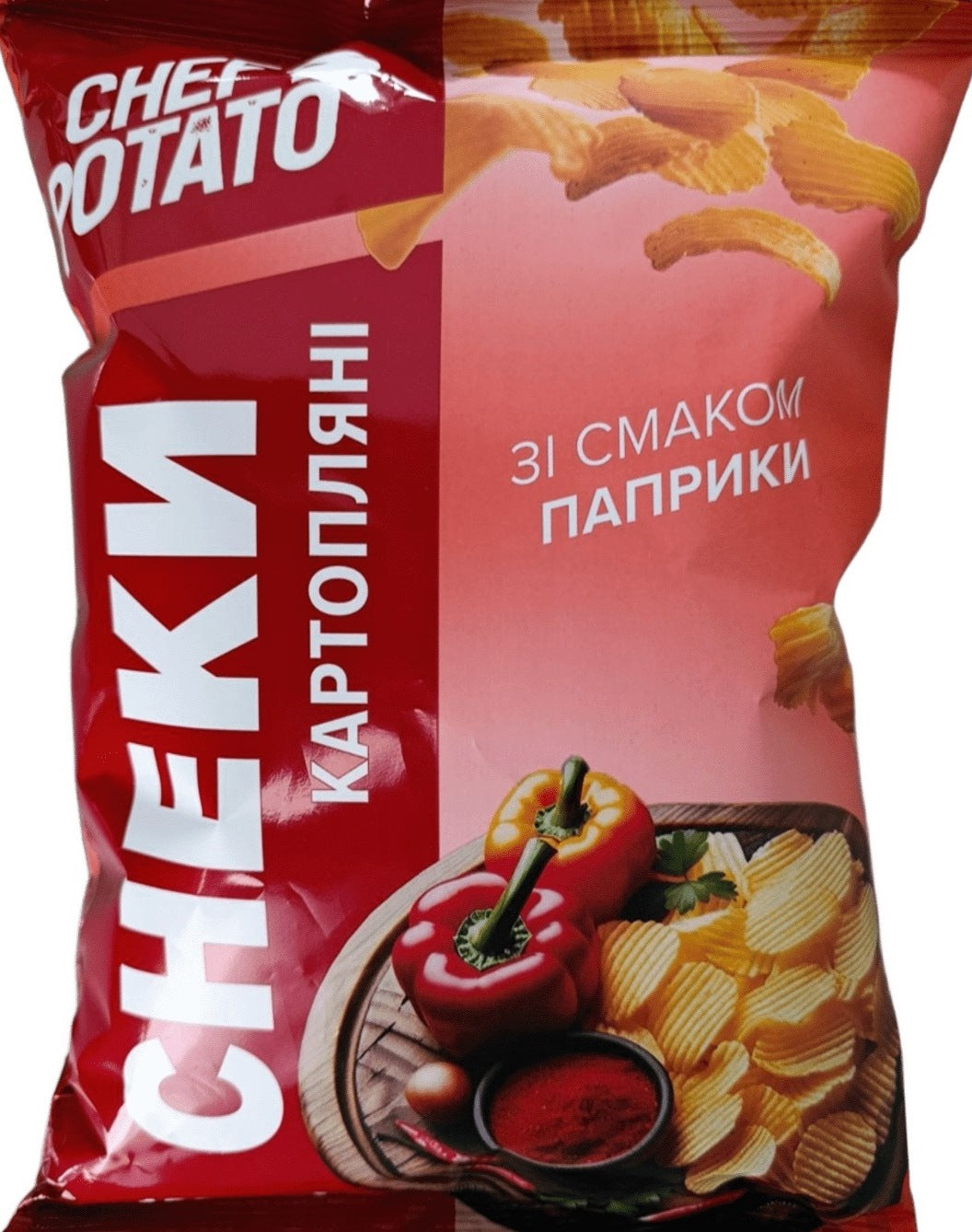 Chef Potato Paprika-Flavored Potato Snacks, 120 g
