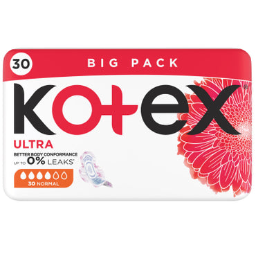 Kotex Ultra Dry Normal Sanitary Pads, 30 pcs - Image 2