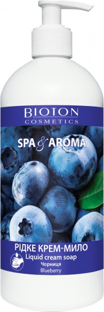 Bioton Cosmetics Spa & Aroma Blueberry Liquid Cream Soap, 500 mL