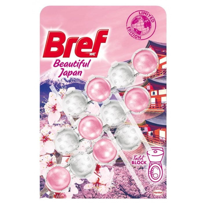 Bref Beautiful Japan Toilet Blocks, 3 x 50 g