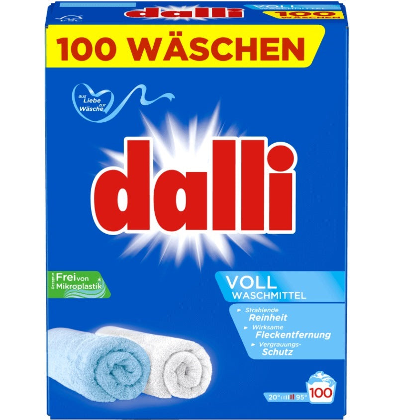 Dalli Universal Laundry Detergent Powder, 100 Loads, 6.5 kg