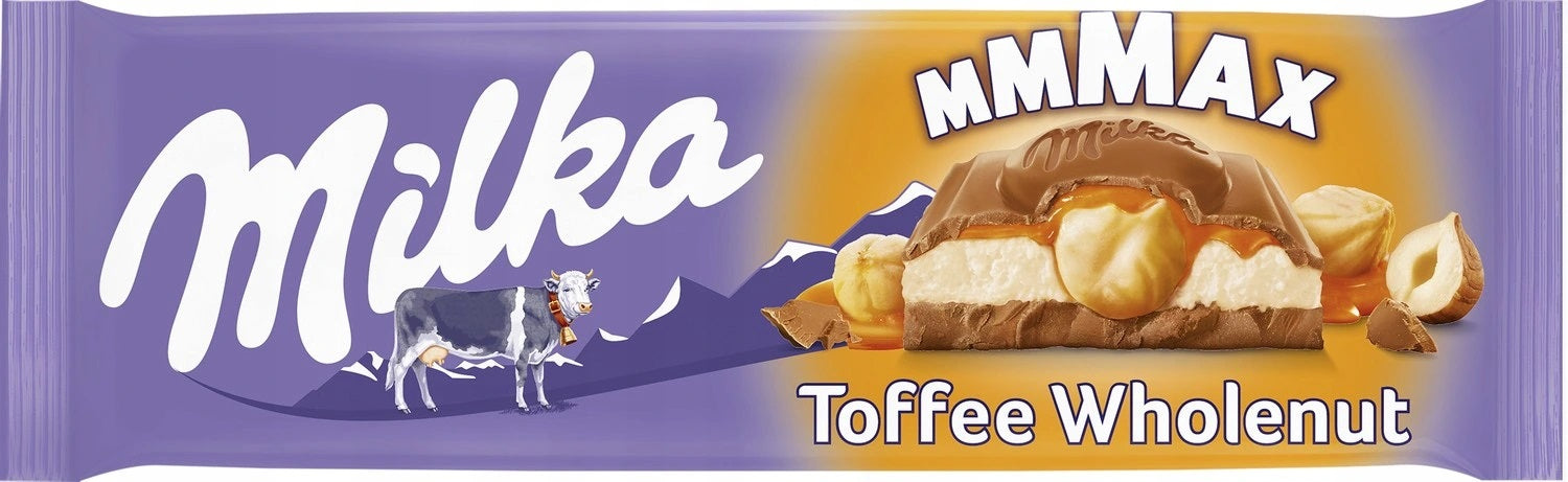 Milka Toffee Whole Nuts Milk Chocolate, 300 g