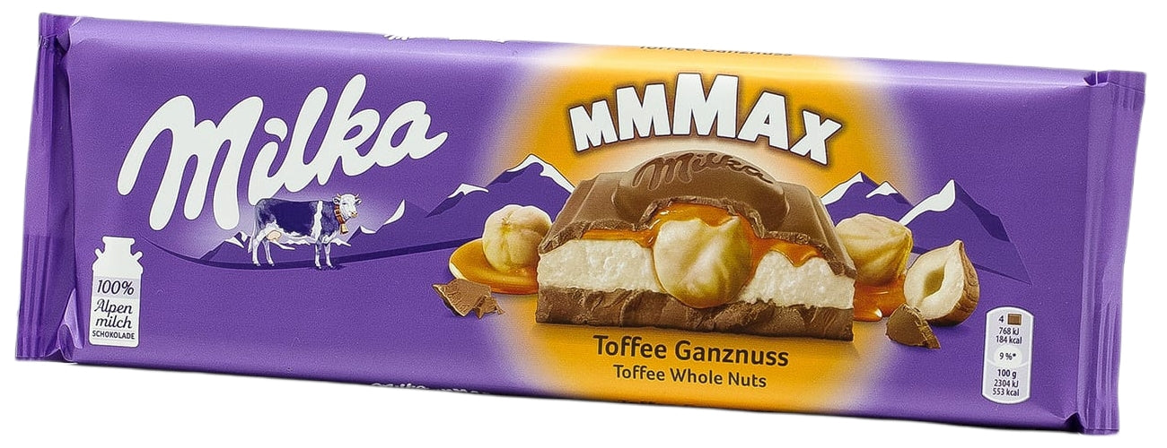 Milka Toffee Whole Nuts Milk Chocolate, 300 g - Image 3