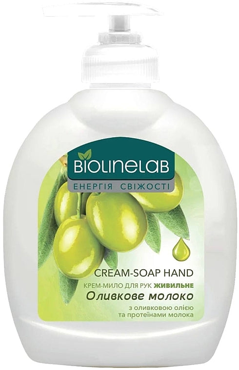 Biolinelab Olive Milk Liquid Soap with Pump, 300 mL