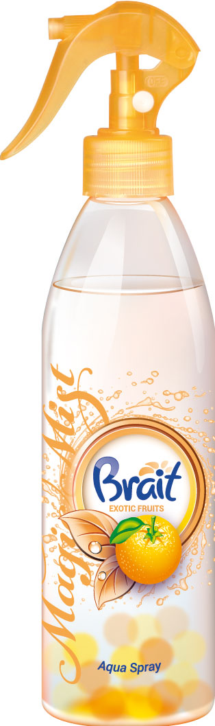 Brait Exotic Fruits Air Freshener Spray, 425 mL