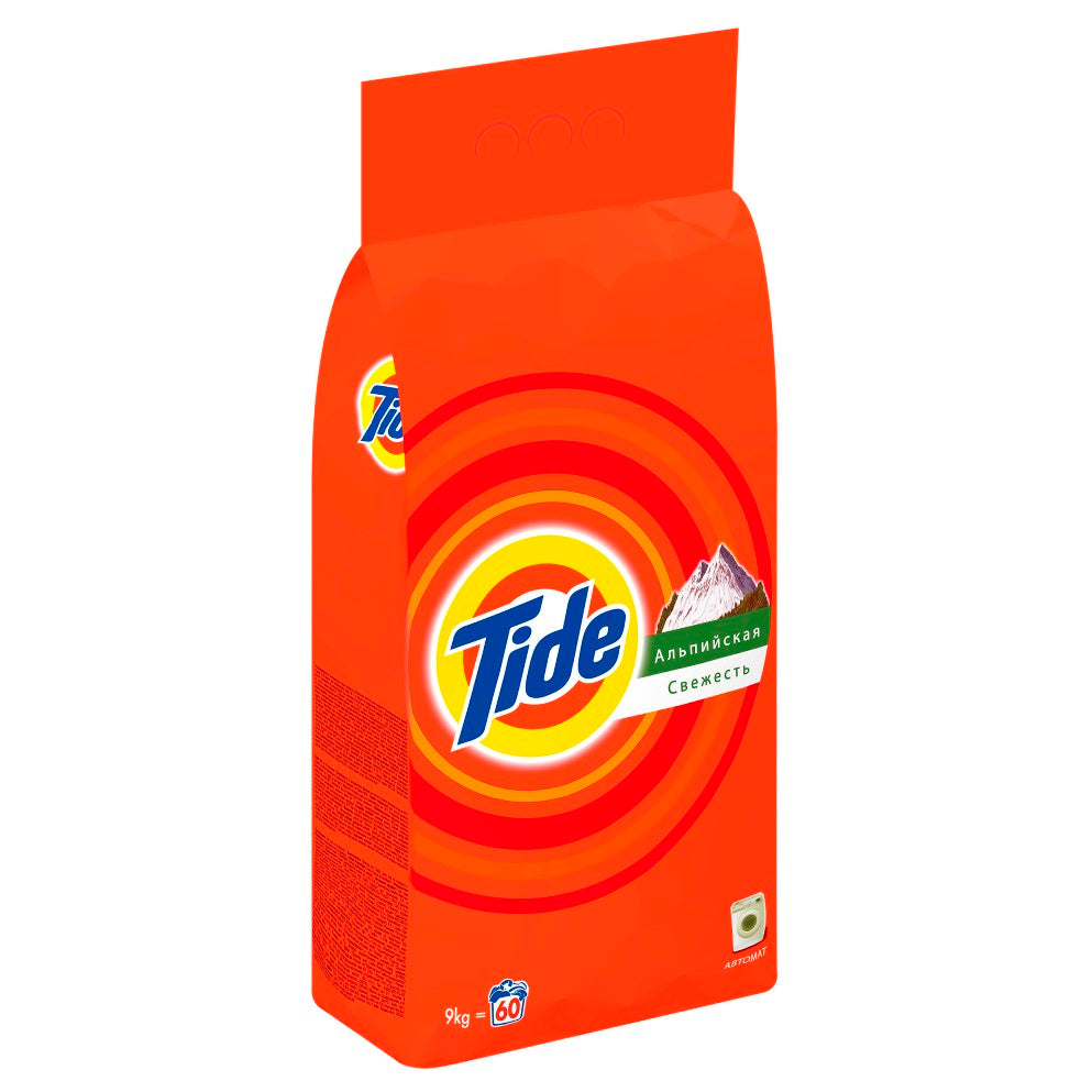 Tide Automatic Alpine Freshness Aqua-Powder Laundry Detergent Powder, 8.1 kg