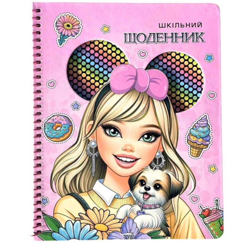 Bourgeois Spiral School Diary, 40 Sheets, Assorted - Image 3