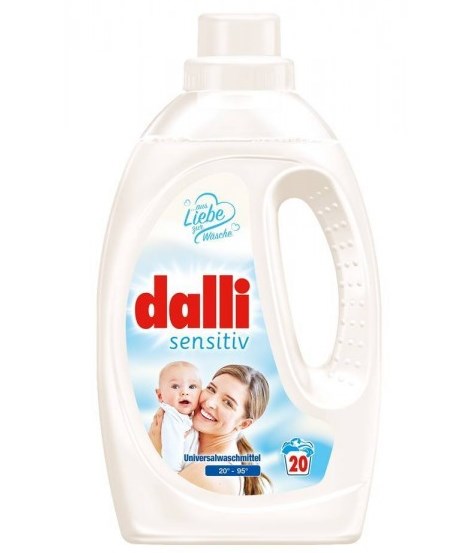 Dalli Sensitive Liquid Laundry Detergent for Baby Clothes, 20 Loads, 1.1 L