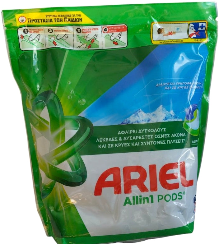 Laundry detergent pods Ariel Alpine 38 pcs (priced per piece)