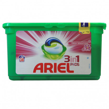 Laundry detergent pods Ariel Pods 3-in-1 Fresh Sensations 38 pcs