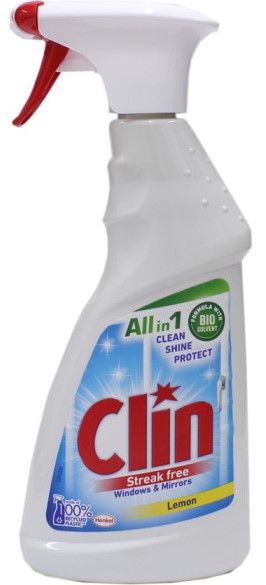 Clin Lemon Spray Glass Cleaner, 500 mL - Image 2