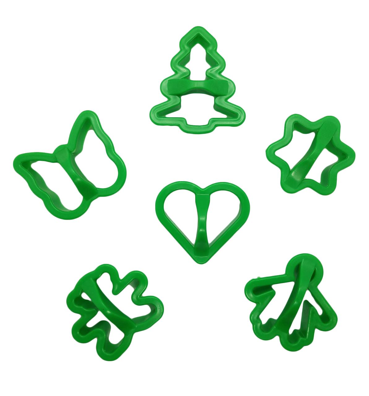 Plastic Cookie Cutters, 6 pcs - Image 2