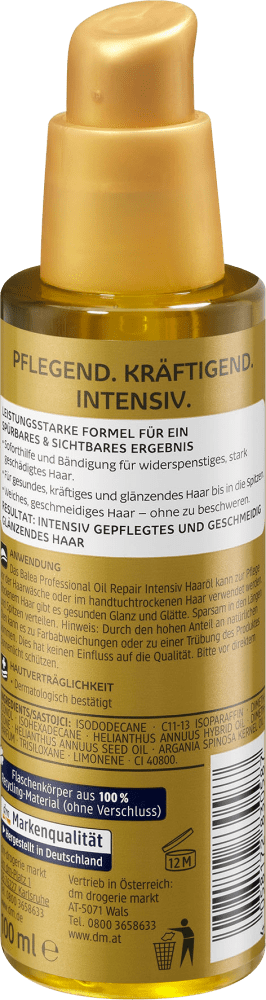 Balea Oil Repair Intensive Hair Oil Spray, 100 mL - Image 2
