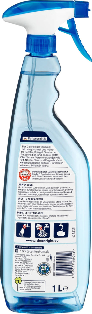 Denkmit Glass Cleaner Spray, 1 L - Image 2