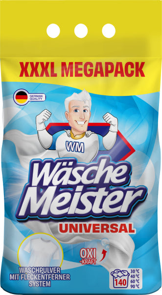 Wäsche Meister Universal Laundry Detergent Powder, 10.5 kg