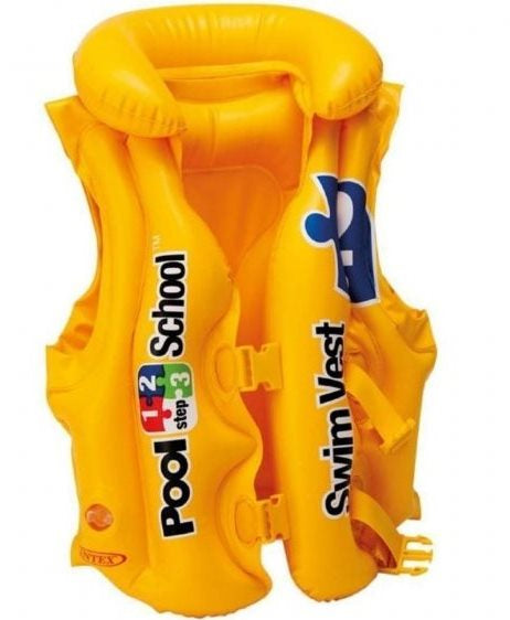 Intex 58660 Kids Inflatable Swim Vest for Ages 3-6, 50 x 47 cm