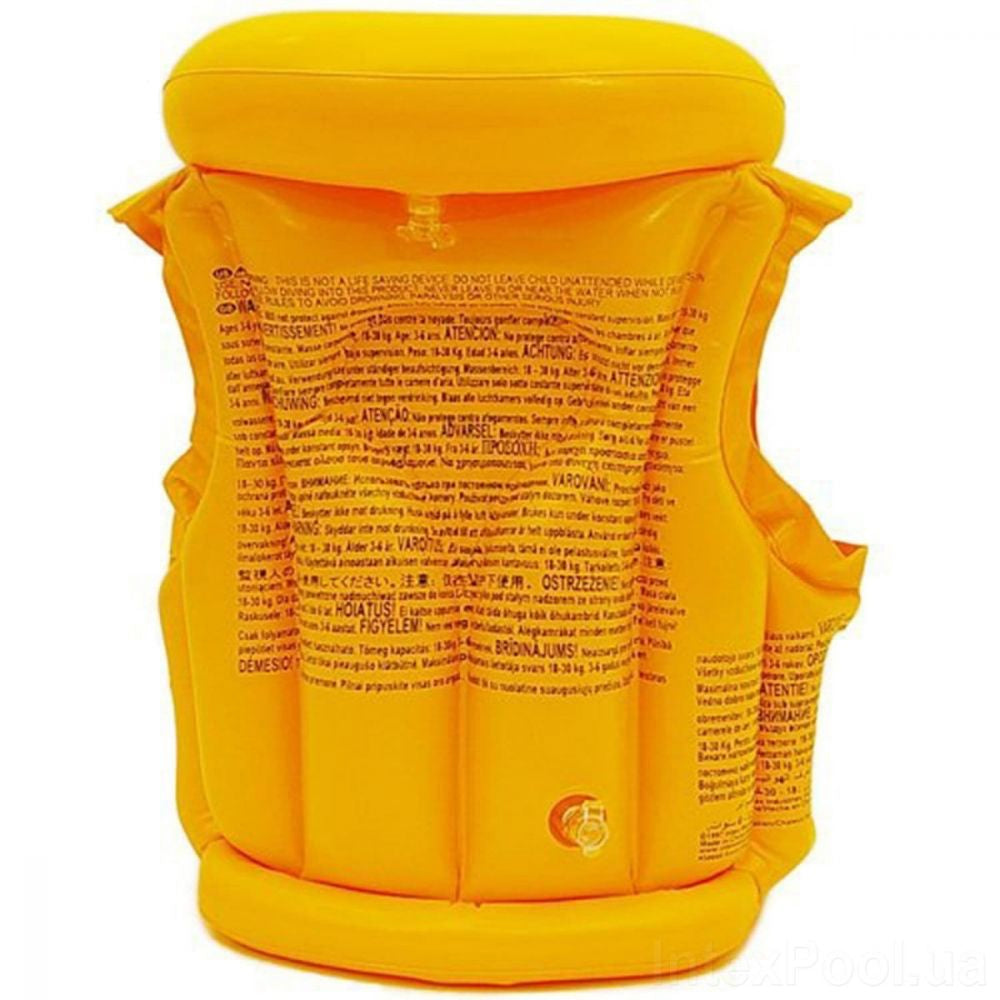 Intex 58660 Kids Inflatable Swim Vest for Ages 3-6, 50 x 47 cm - Image 3