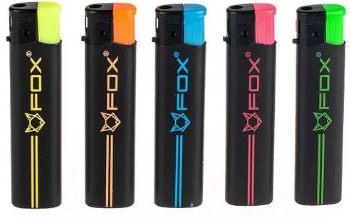 FOX FX-189RBW/FX-189RC Rubberized Lighter - Image 2