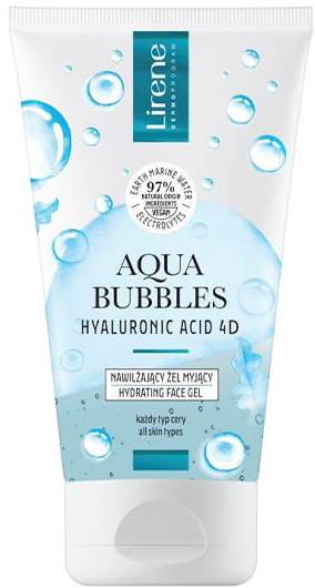 Lirene Aqua Bubbles Moisturizing Face Wash Gel, 150 mL
